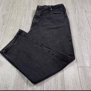 Wrangler Relaxed fit black denim jeans